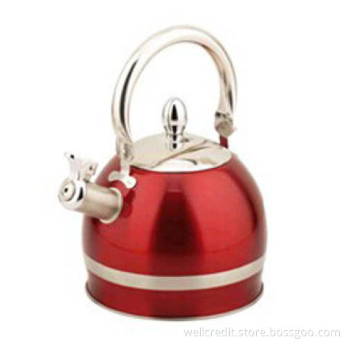 2.0L small apple stainless steel whistling kettle with good quality